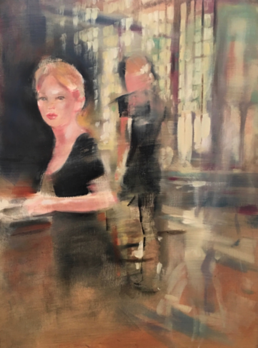 Gregg Chadwick
Passerby (Campbell Bar, Grand Central Terminal)
24"x18"oil on linen 2014-2020